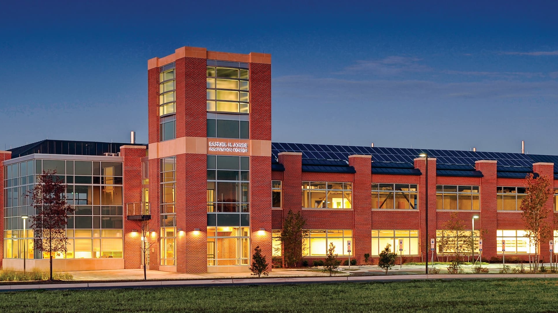 students working outside